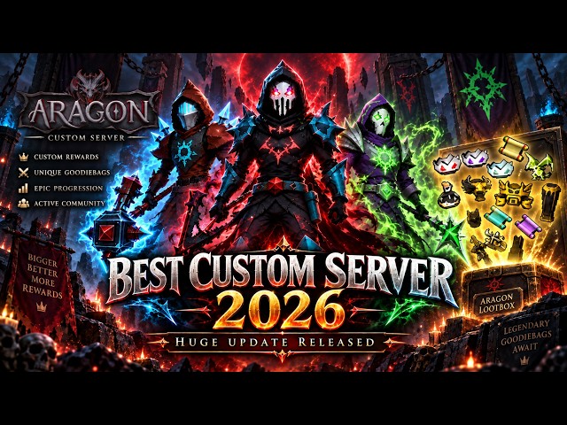 Aragon: *INSANE Custom Update Released* Best Custom Server 2026! +HUGE G/A