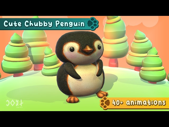 Cute Chubby Penguin - Unity