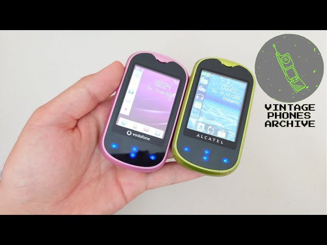 Alcatel OT-708 AKA Vodafone 541 - Mobile phone menu browse, ringtones, games, wallpapers