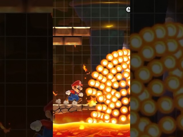 How to make a LAVA WAVE Illusion in Mario Maker 2! 🔥