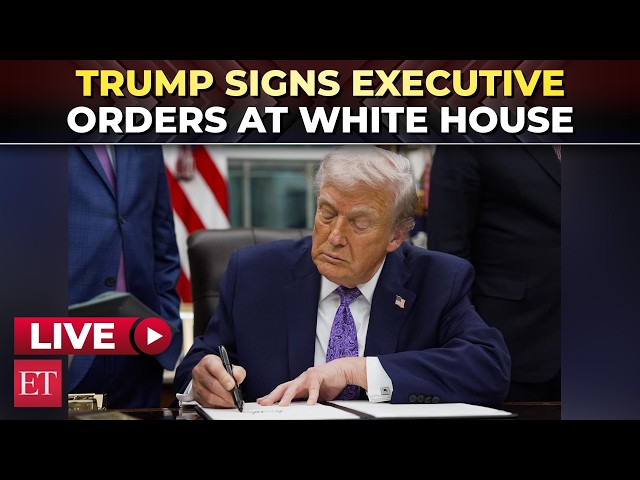 LIVE | Trump breaks silence on calling off Iran strikes during White House executive order signing
