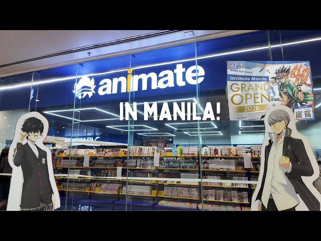 Visiting the FIRST Animate Store in Manila 🇵🇭 | Grand Opening Day 2 (Merch Hunting)