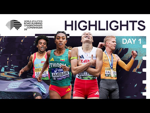 Day 1 Full Highlights | World Road Running Championships Copenhagen 26