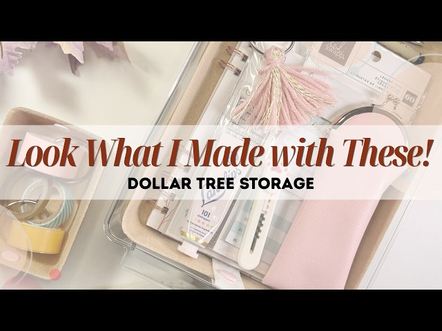 Dollar Tree Craft Room Organization | Creative Storage Ideas & DIY Makeover on a Budget | Affordable