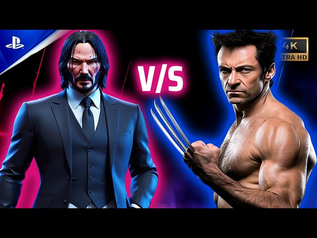 The FIGHT of the Century John Wick vs Wolverine
