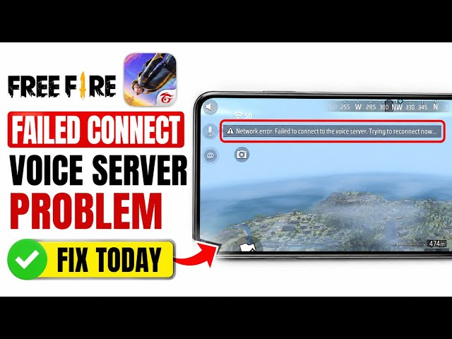 Free Fire Network Error Failed To Connect To The Voice Server | Failed To Connect To The Voice Fixed