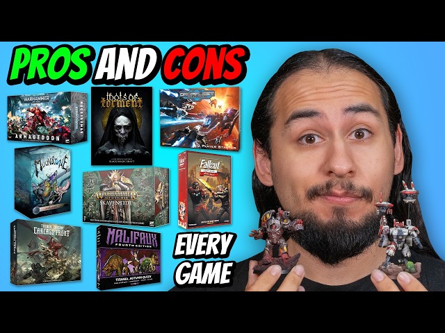 Pros And Cons Of Every Miniature War Game!