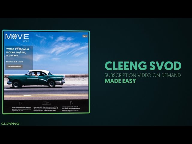 Cleeng SVOD - Build your subscription VOD service