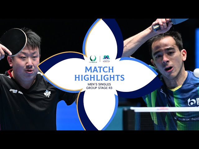 Eugene Wang vs Hugo Calderano | Match Highlights | #ITTFWORLDCUP 2025