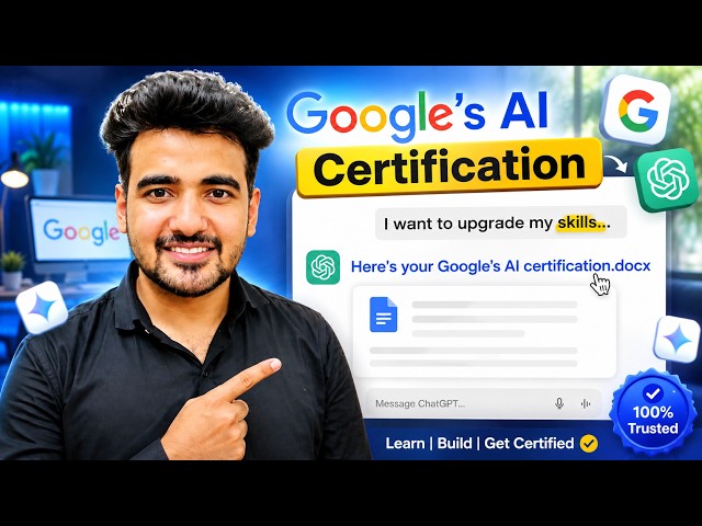 Google’s 8 Hour AI Certification Course for Beginners in 8 mins