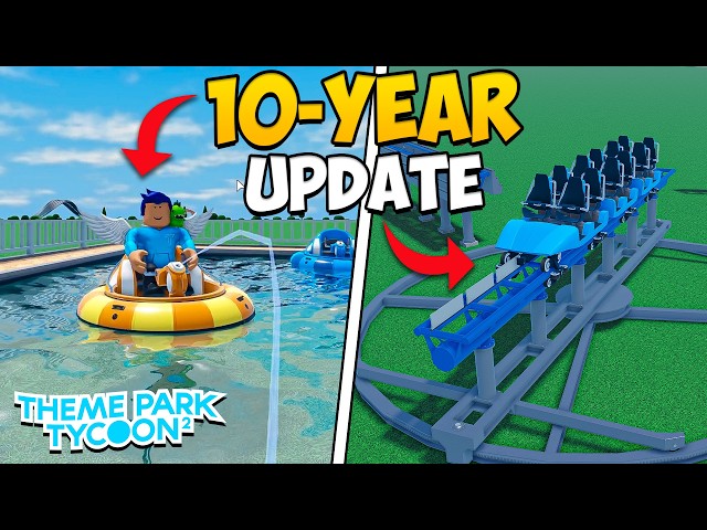 Theme Park Tycoon 2’s 10th Anniversary UPDATE! Turn-Tables, Rides & MORE!