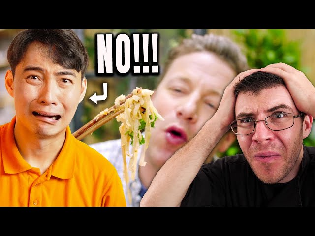 Pro Chef Reacts.. Uncle Roger Destroys JAMIE OLIVER’S WORST RECIPE YET! (Veggie Pad Thai)