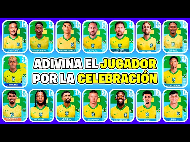 ADIVINA EL JUGADOR POR LA CELEBRACIÓN⚽MUNDIAL 2026😱Cr7❤️Lamine Yamal💛 Messi💙Quiz