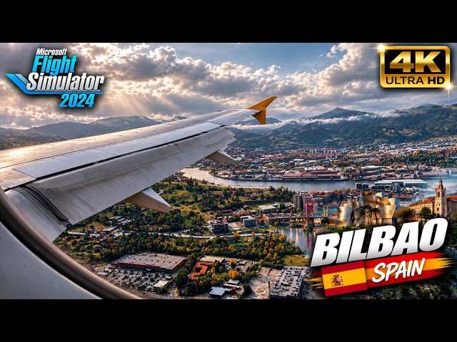 🔥 DLSS 5 + RTX 5090 IS INSANE! 🤯 | Bilbao Passenger View Landing 🇪🇸 | MSFS 2024