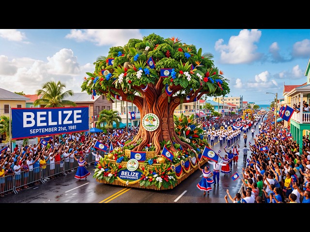 🇧🇿 Belize Independence Day 2026 🎉 Grand Parade, Caribbean Music & National Pride | 4K