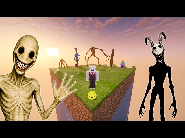 I Survived Every Horror Mod on ONE CHUNK in Minecraft [FULL MOVIE]