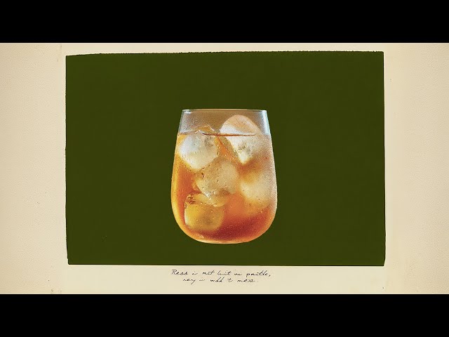 Iced Oolong Tea.