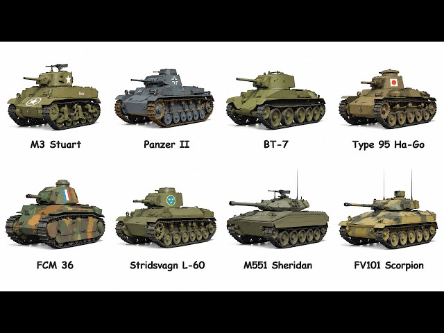 Every Type of Light Tank Explained — From WWII to Today