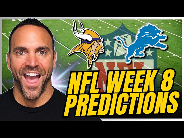 NFL Best Bets! Vikings vs Lions Picks and Predictions | NFL Week 8