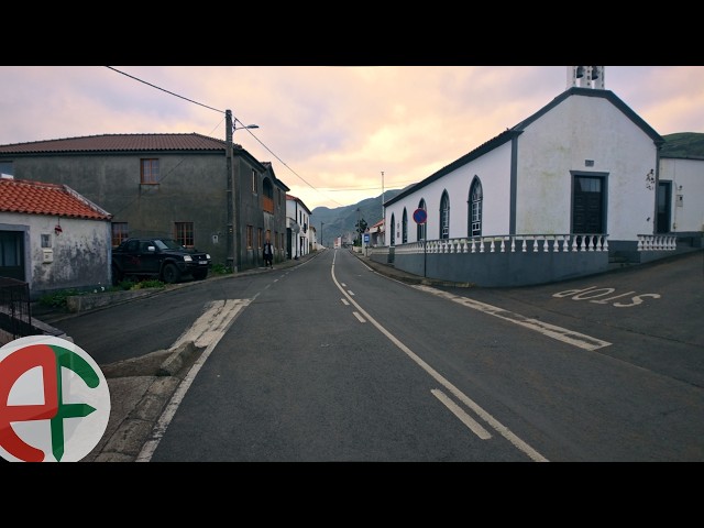 Azores Morning Walk: Ponta Delgada das Flores, Small Town