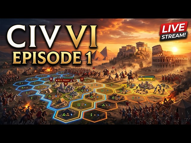 CAN WE BUILD AN UNSTOPPABLE EMPIRE? 🌍 Civilization VI [Episode 1]
