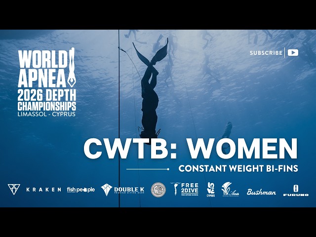 CWTB Women: World Apnea 2026 Depth World Championships, Limassol Cyprus - Constant Weight Bifins