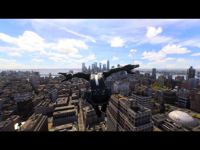 Symbiote Suit Free Roam Gameplay in Marvel’s Spider-Man 2 / PS5 - 4K HDR