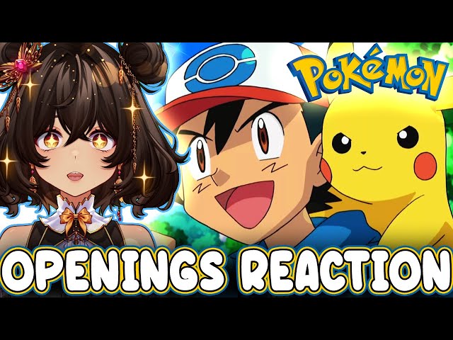 FIRST TIME REACTING to ALL POKEMON Openings (1-25)