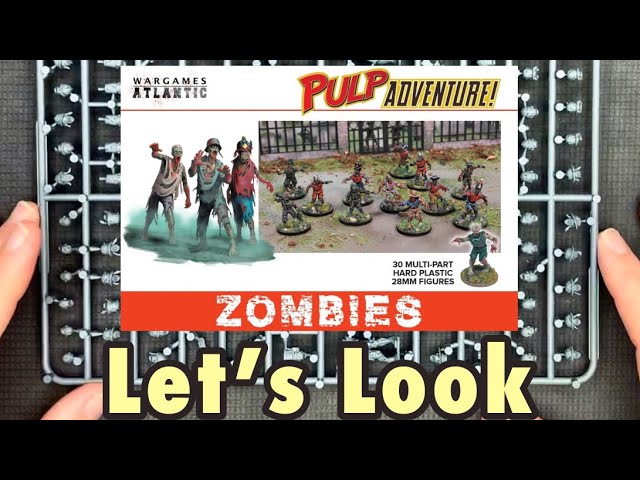 Let’s Look at Wargames Atlantic Zombies | Plastic Miniature Review 