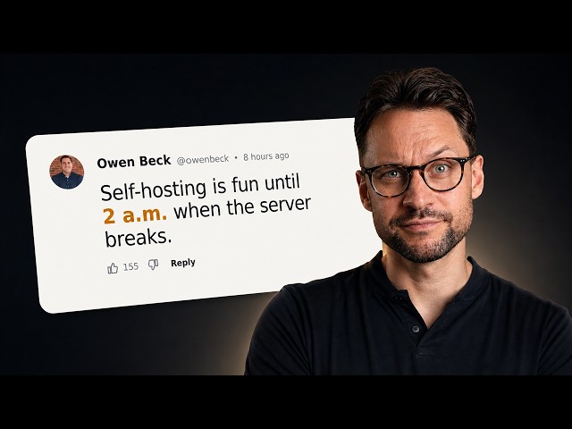 The Internet Is Wrong About Self-Hosting SaaS