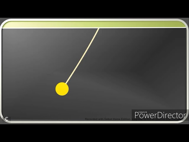 Why a pendulum oscillates?