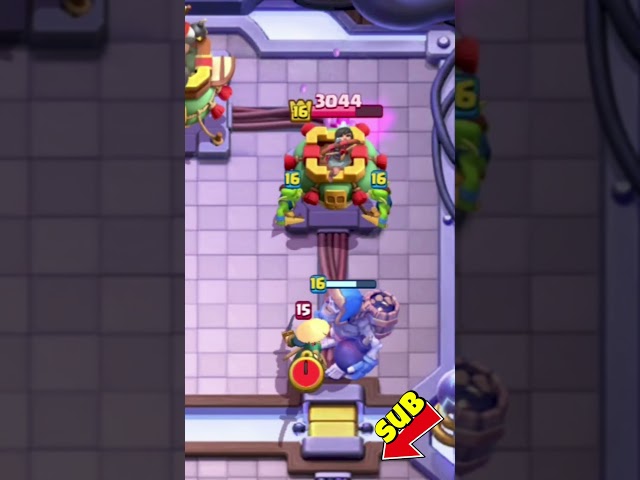 Bro Isn't Even Trying to Save His Princess Tower! 😂💀 #clashroyale #shorts