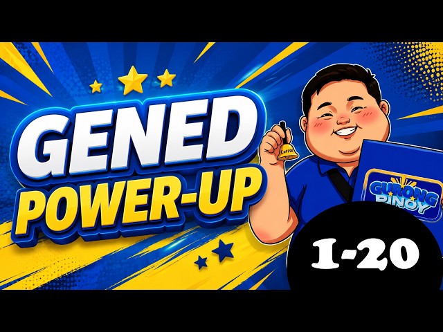 GENED POWER-UP EXAM September 2026 - Coach Jun of Gurong Pinoy