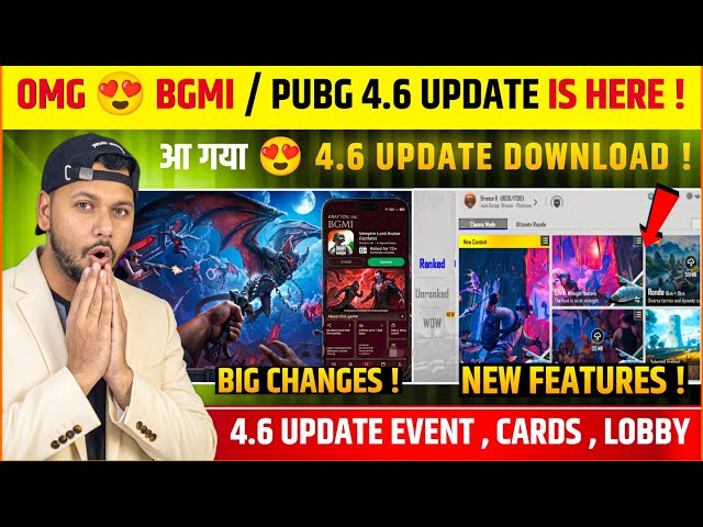 BIG CHANGES 😍 Bgmi 4.6 Update | Pubg New Update | Bgmi New Update Gameplay | Bgmi Upcoming Events