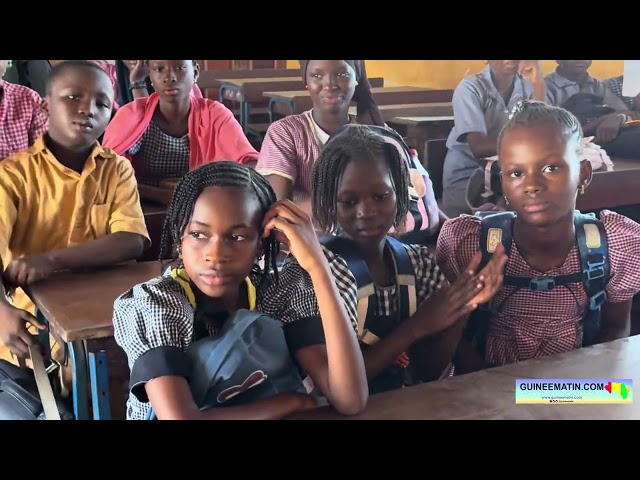 🔴 Back to school at Enta Marché Primary School: message from Djenabou Baldé, 6th-grade student