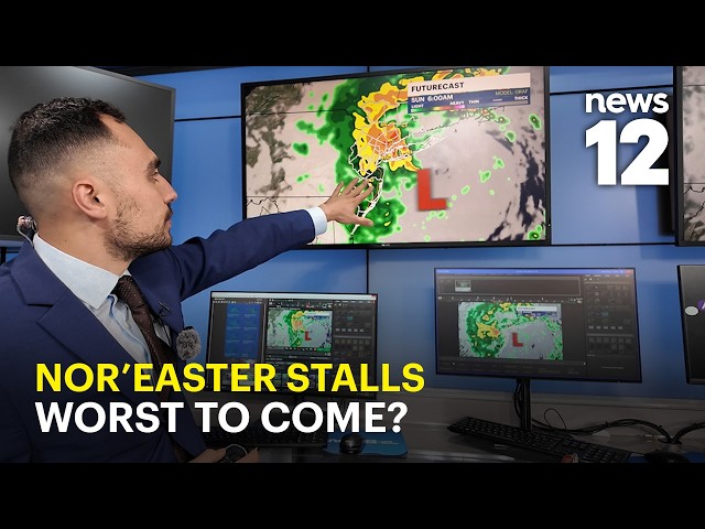 Saturday NOR'EASTER update: 50+ mph wind gusts possible as slow-moving storm stalls