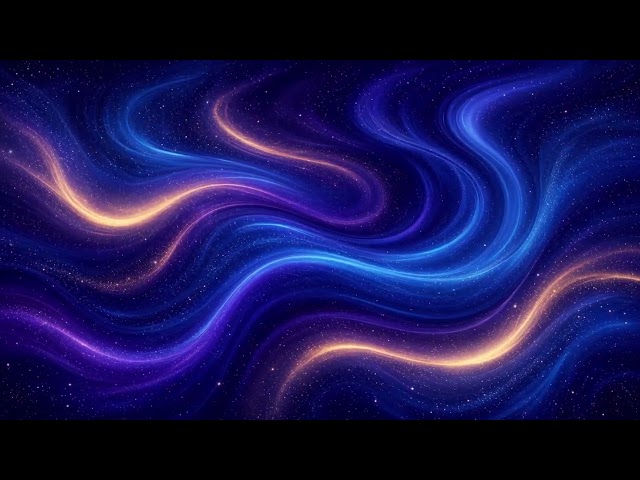 Gold Blue Purple Cosmic Swirl Seamless Loop 4K No Copyright
