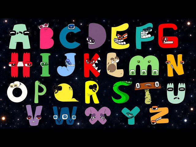 Uppercase ABC Song | Fun Alphabet Characters | Learn A – Z for Kids