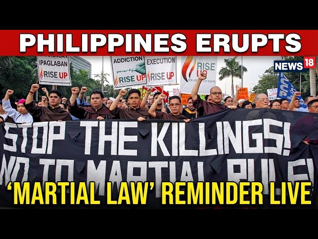 Manila Protests Live: Commemoration of the 54th Anniversary of the Declaration of Martial Law