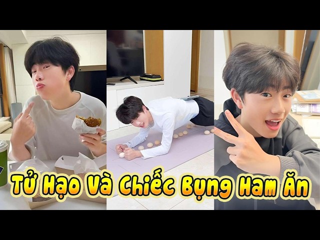 Zi Hao and his bottomless stomach ate up all of his mom's money 😆 #shorts #tiktok #trending #douy...