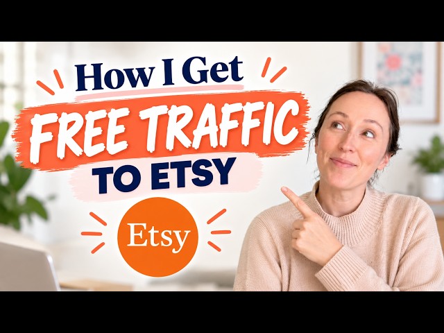 How I Get FREE Traffic to Etsy Without Paying for Ads