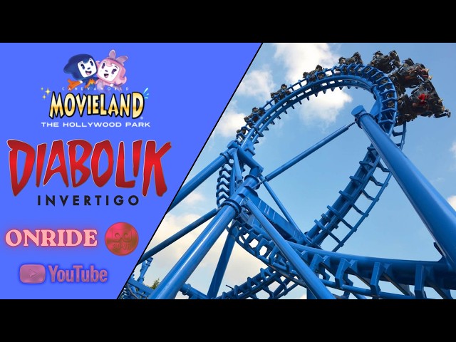 REAL 3D VR180 ULTRA WIDE VIEW ONRIDE POV @DIABOLIK @MOVIELAND PARK ITALY 4K