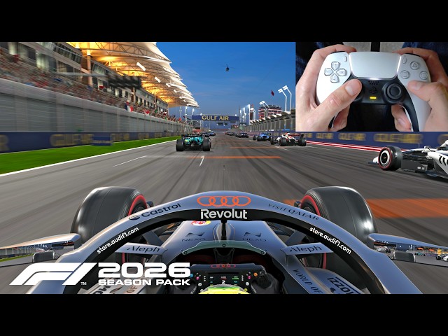 F1 26 DLC Controller Gameplay (With Handcam) Bahrain 25% 110AI