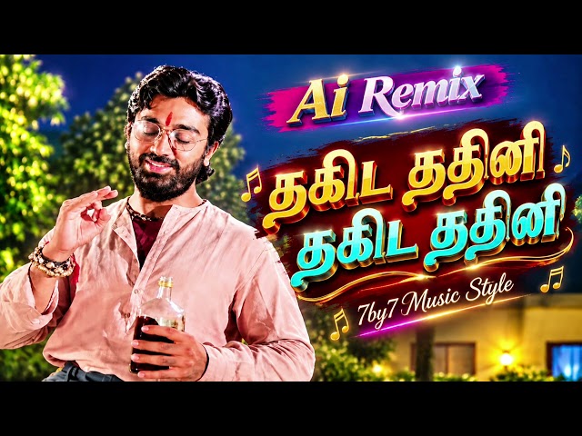 Thikida Thathini Thakita Thathani | Ai Remix Version | 7by7 Music Style 