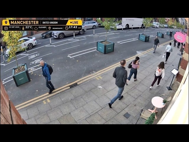 🔴 LIVE Manchester UK Webcam 🇬🇧 | Manchester City Live 24/7 | 4K