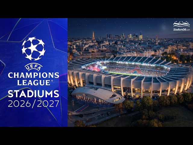 ☆ UEFA Champions League Stadiums FROM SMALLEST TO LARGEST