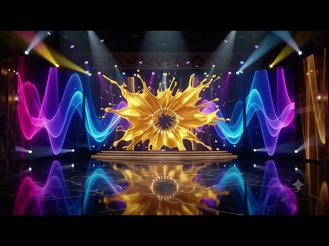 Funny Costume Change LED Background | Epic Comedy VJ Loop 4K | Background Bazaar
