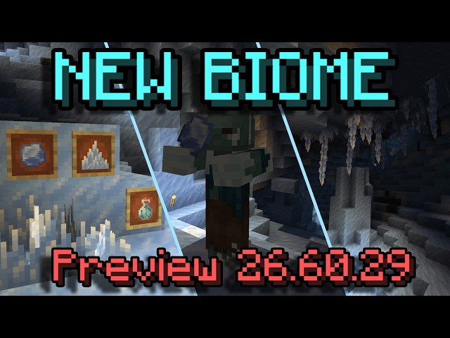 NEW BIOME, NEW MOB, BLOCKS AND MORE -  Minecraft 26.4 Preview 26.60.29 Showcase!