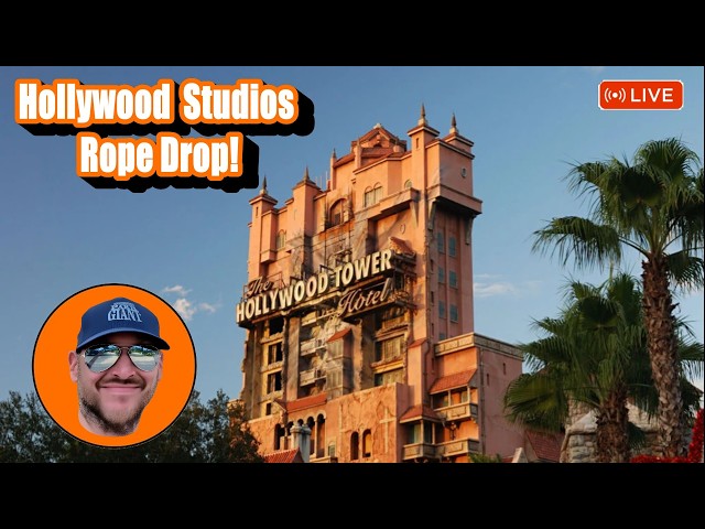 🔴LIVE The Best of Hollywood Studios | Tower of Terror & Star Wars: Rise of the Resistance!