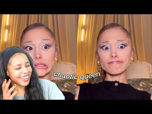 Ariana Grande being a CHAOTIC Queen for 10 mins straight